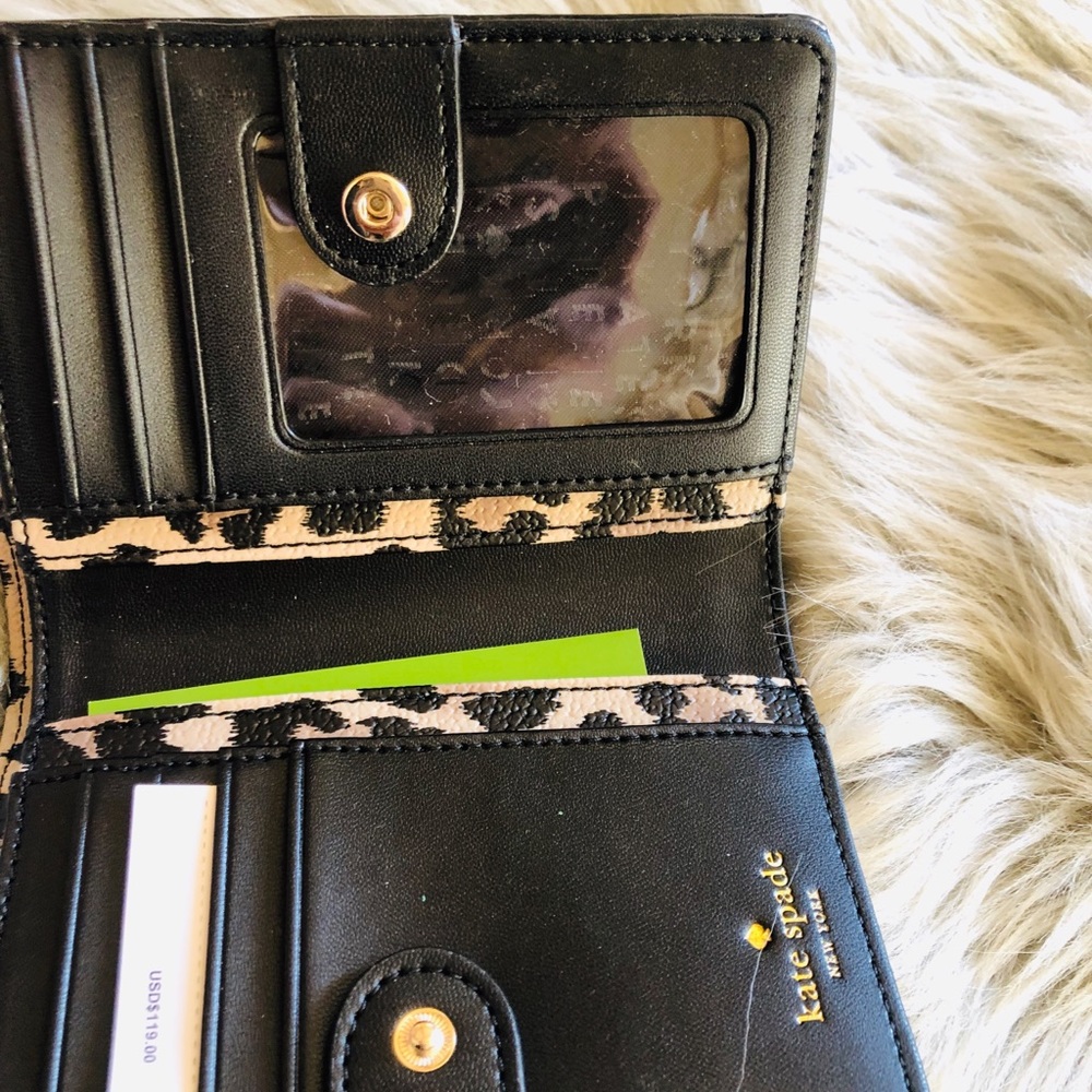 NWT Kate spade leopard wallet - Picture 2 of 4